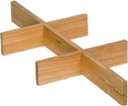 Cross divider